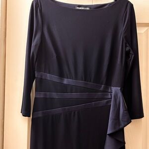American Living Navy Long Sleeve Dress